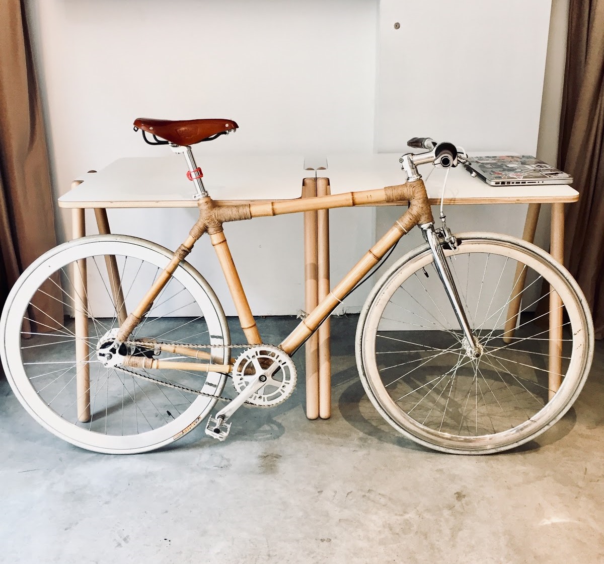 bicicleta bambu